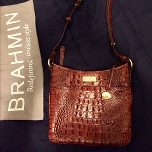 Brahmin Jody pecan Melbourne crossbody bag